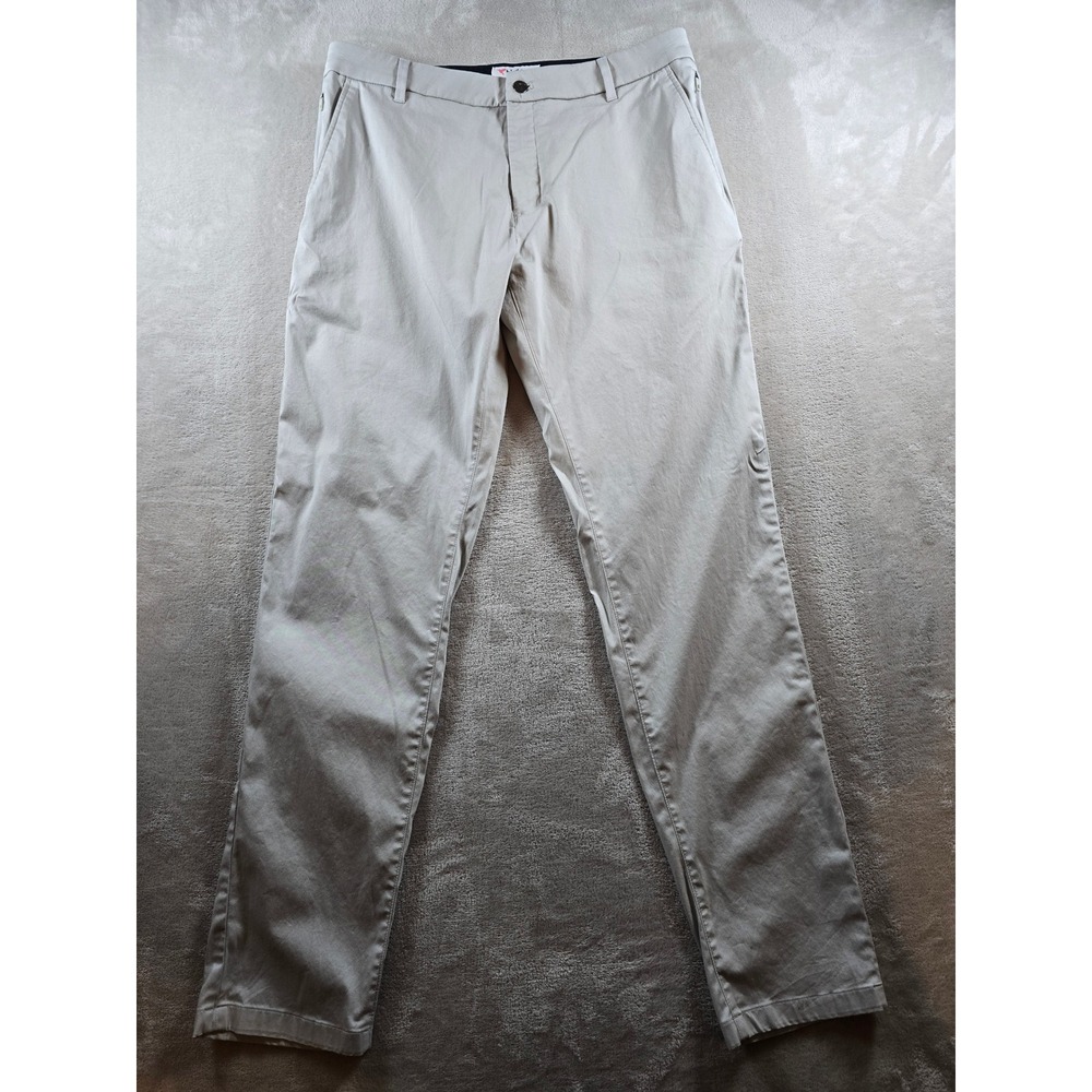 Birdogs Chino Khakis Pants Mens Grey 34x34 Stretch Performance Slim Boomstick